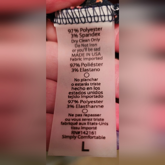 Price Reduced 6/3 Lularoe NWT Shirley Size Large - Picture 5 of 5